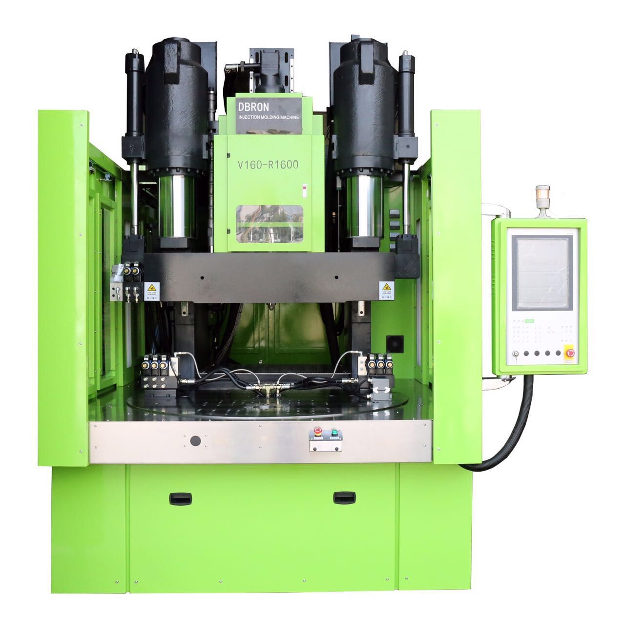 WL-A08004-A04PDU組件 產(chǎn)品厚度1-3mm，一體注塑成型轉(zhuǎn)盤注塑機展示160T